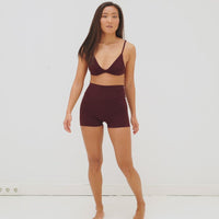 sustainable swimwear top kaya wine