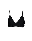 sustainable swimwear top ollie full black