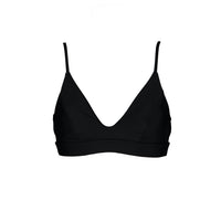 sustainable swimwear top ollie full black