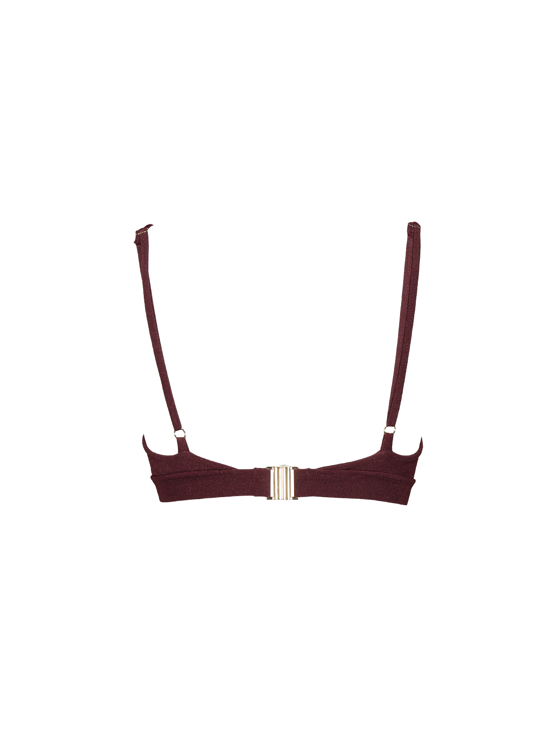 sustainable swimwear top ollie wine