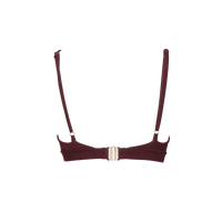 sustainable swimwear top ollie wine