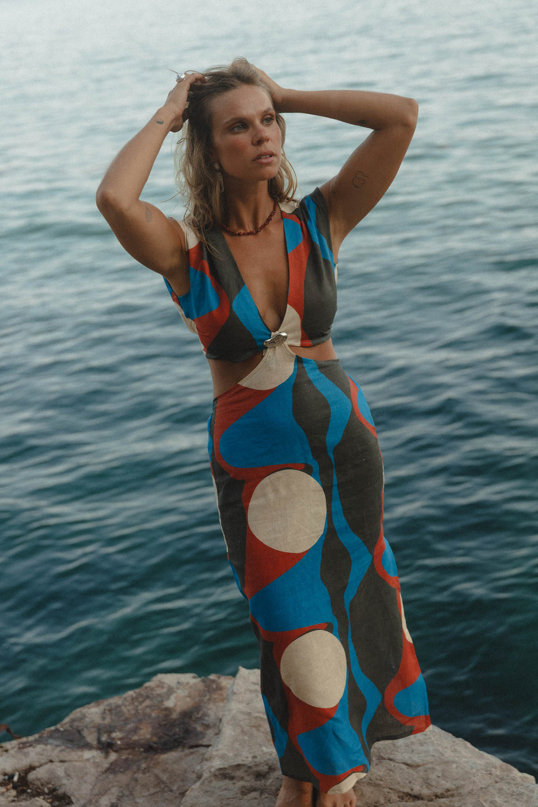 conscious x sienna horizon dress midnight circle
