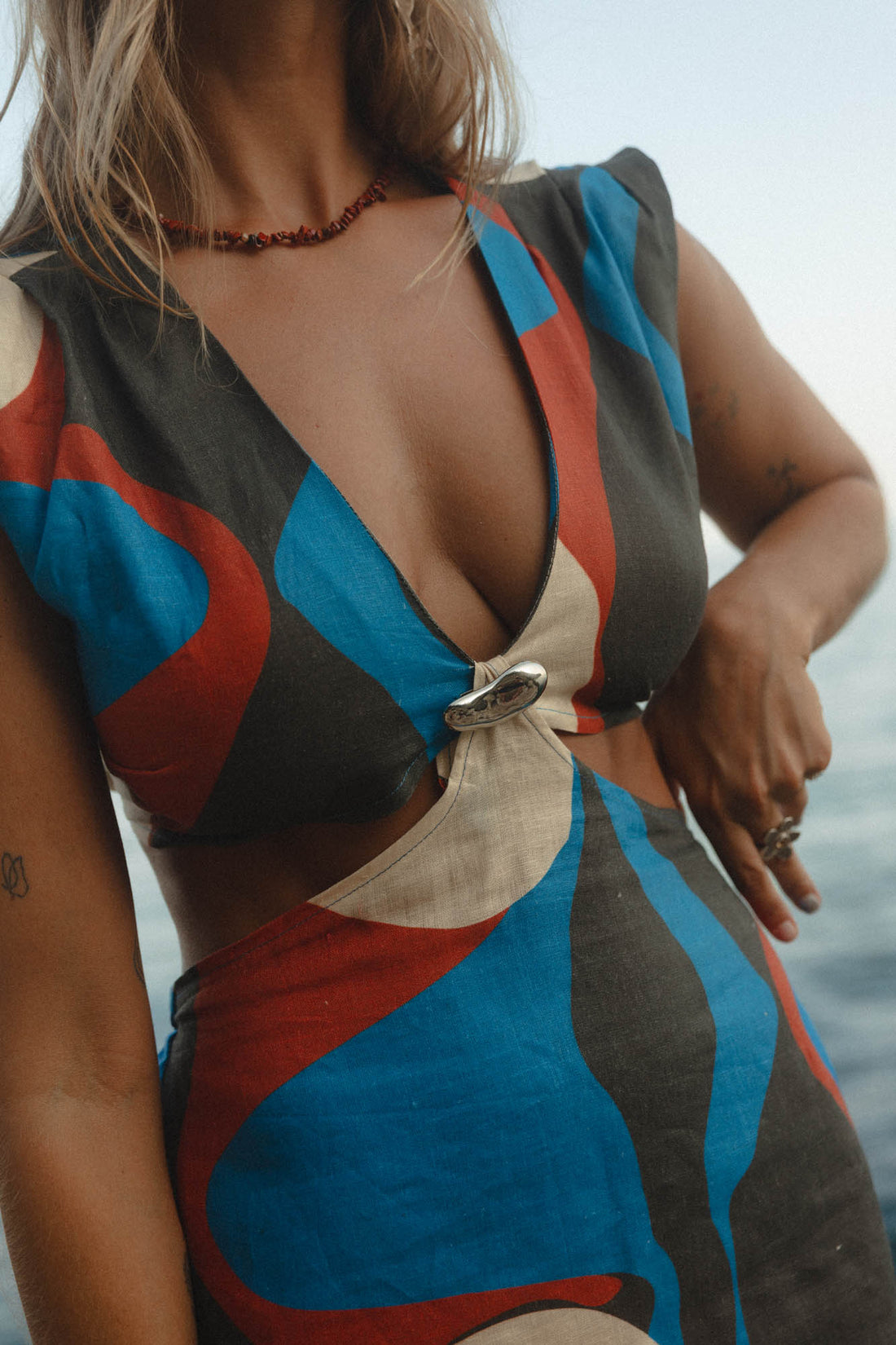 conscious x sienna horizon dress midnight circle