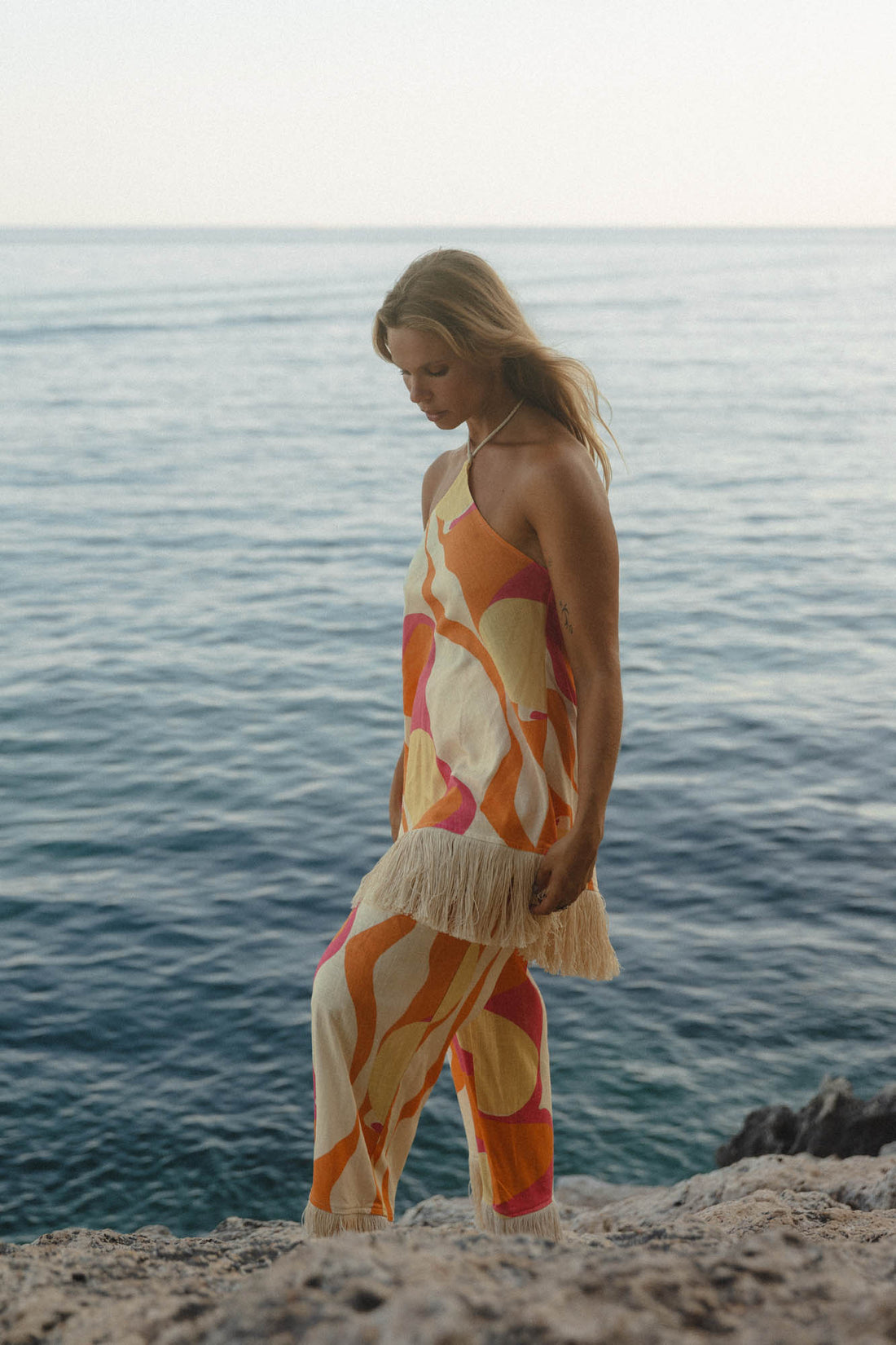 conscious x sienna loom top midday circle