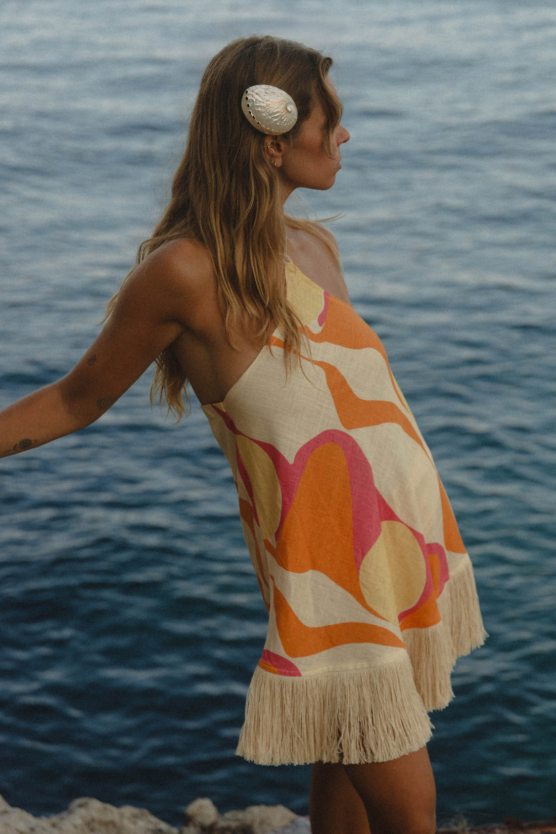conscious x sienna loom top midday circle