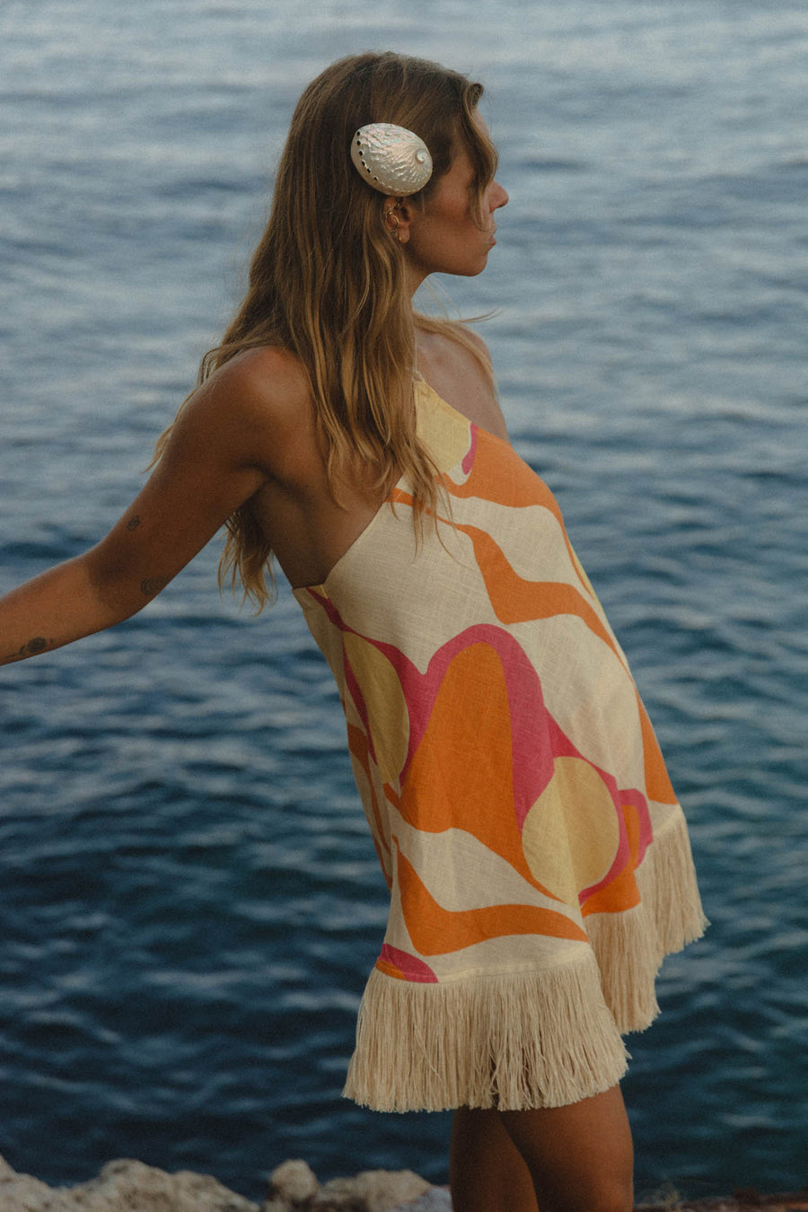 conscious x sienna loom top midday circle
