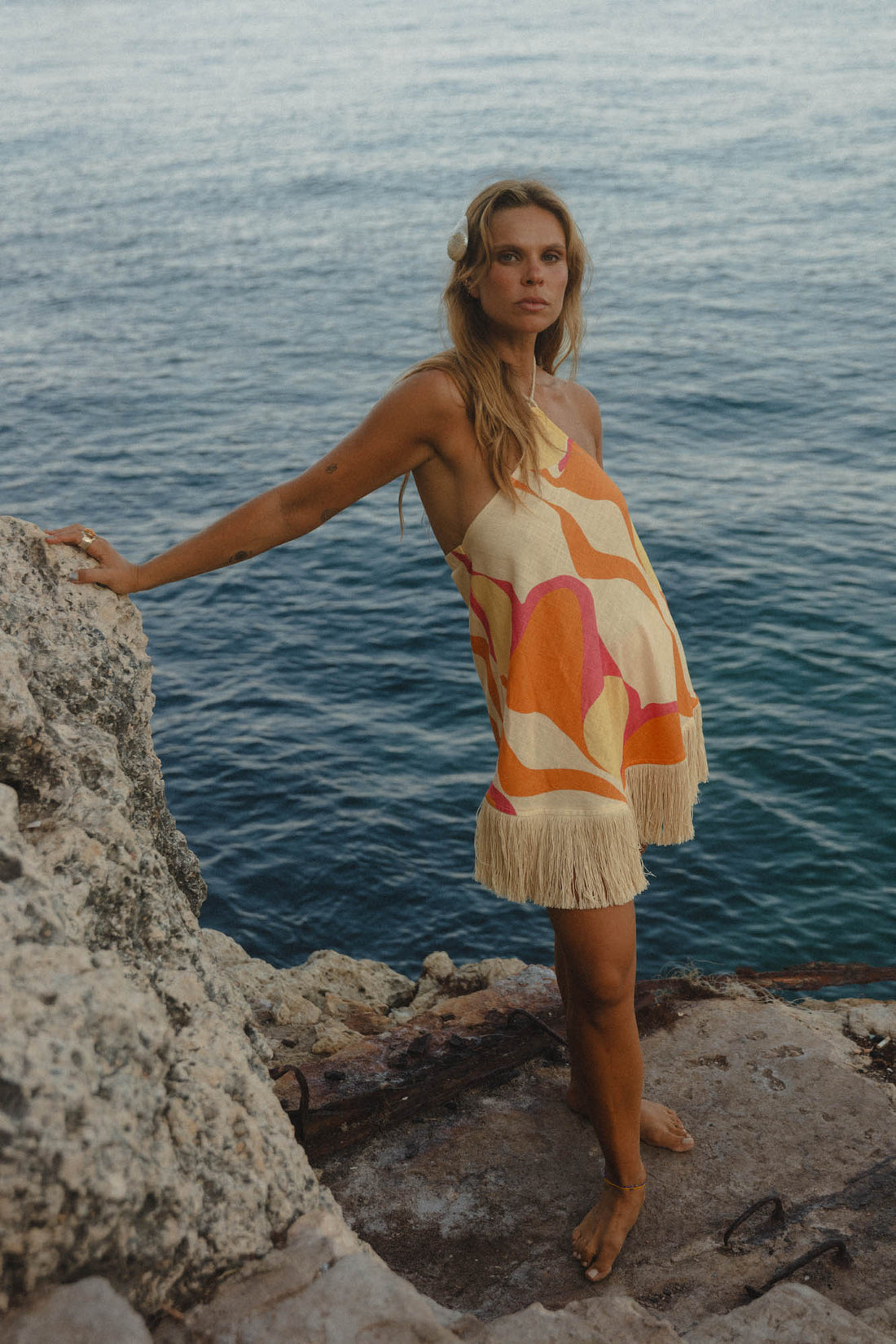 conscious x sienna loom top midday circle