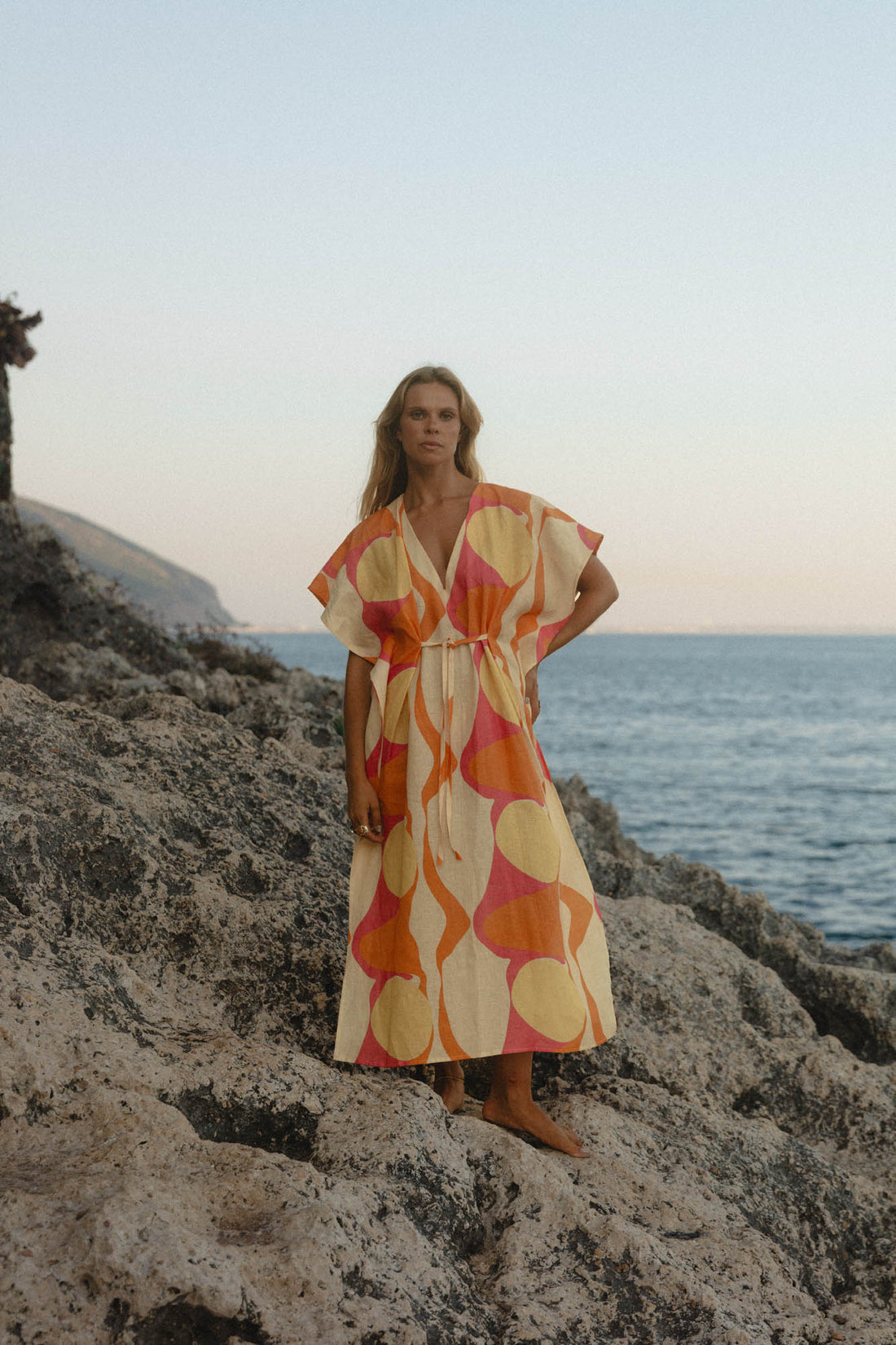 conscious x sienna solace kaftan midday circle