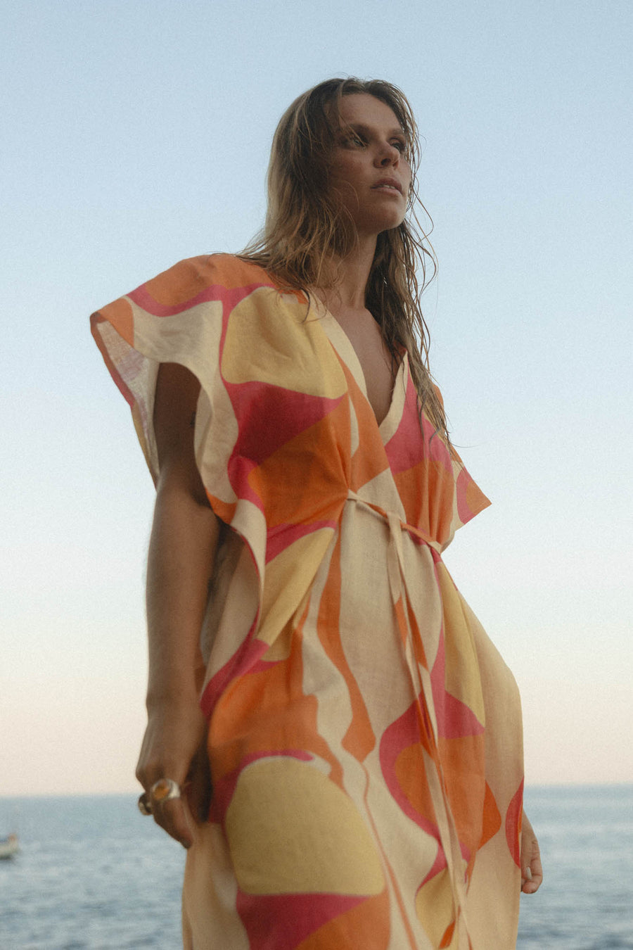 conscious x sienna solace kaftan midday circle