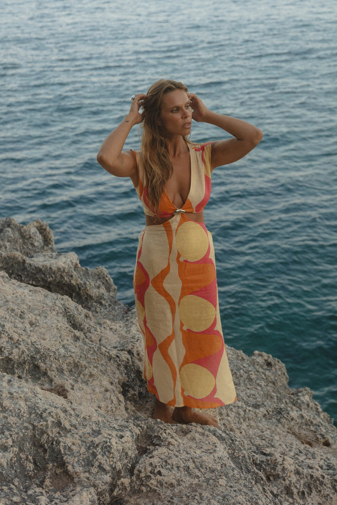 conscious x sienna horizon dress midday circle