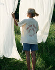 sustainable organic cotton t-shirt x hannah hofinger in live more