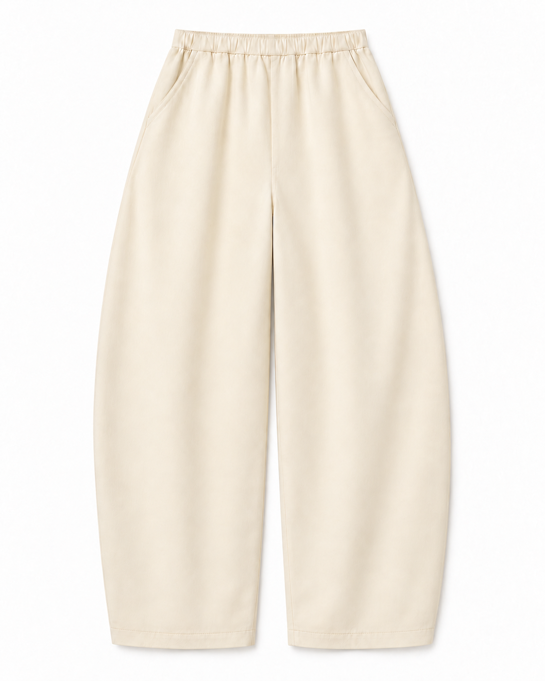 barrel soft trousers in bare
