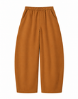 barrel soft trousers in caramel