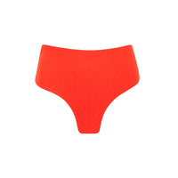 sustainable swimwear bottoms saint red orange