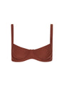 sustainable swimwear top chloe bronzed dusk