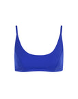 sustainable swimwear top zoe deep blue