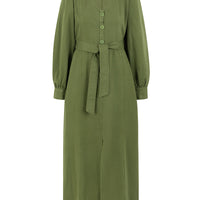 eli denim dress green