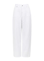 sustainable white washed denim jeans