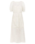 cora linen dress shell