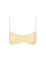 sustainable swimwear top chloe butter cream