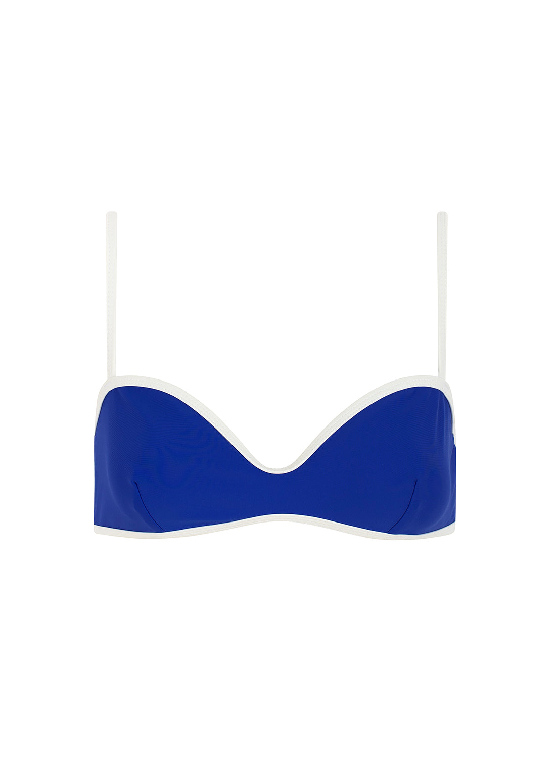 sustainable swimwear top ellie cobalt blue