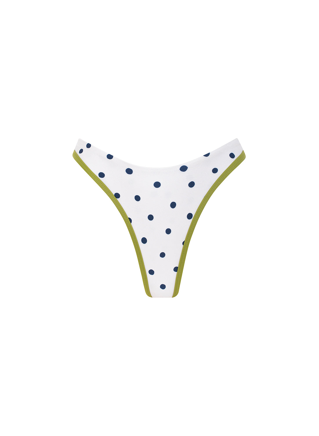 sustainable swimwear bottoms esme shell dots