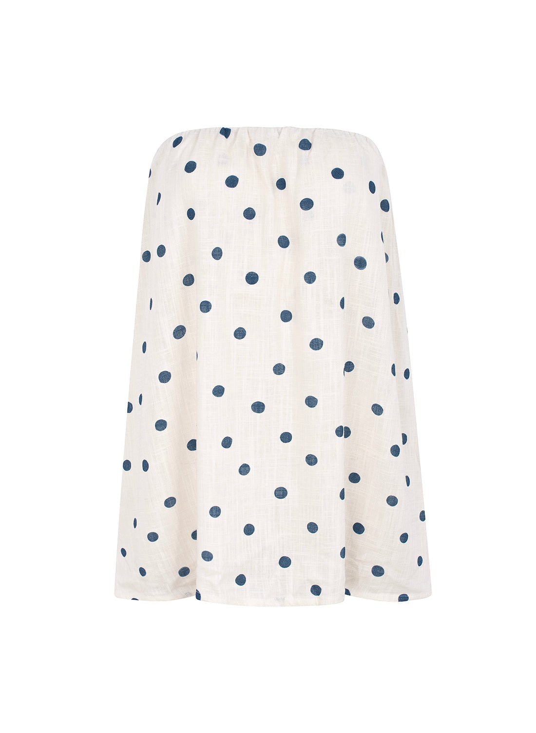 caicai linen top shell dots