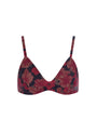 sustainable swimwear top kaya x hannah hofinger in poppy red
