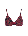 sustainable swimwear top kaya x hannah hofinger in poppy red
