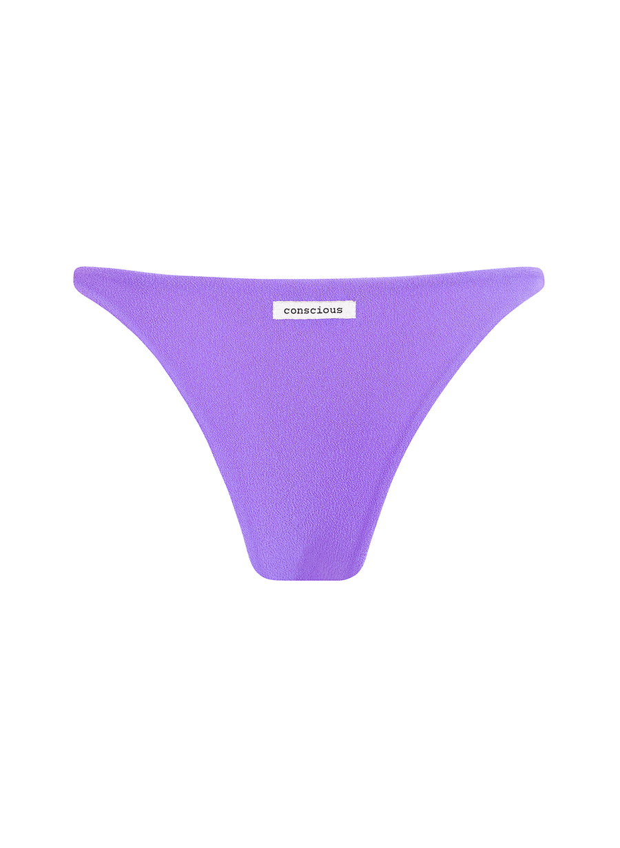 sustainable swimwear bottoms nala x alice trewinnard in lilac