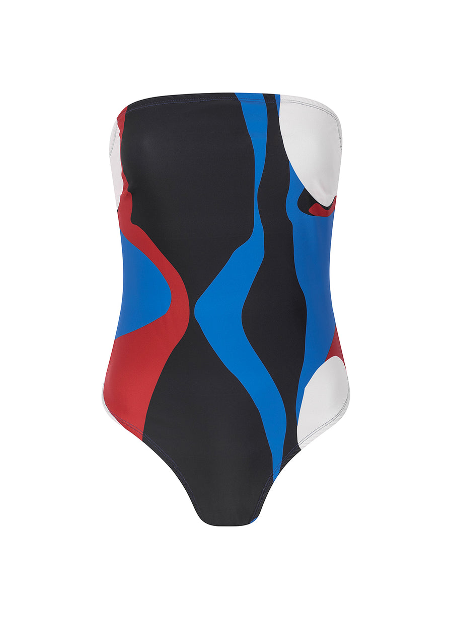 conscious x sienna sustainable swimwear swimsuit midnight circle