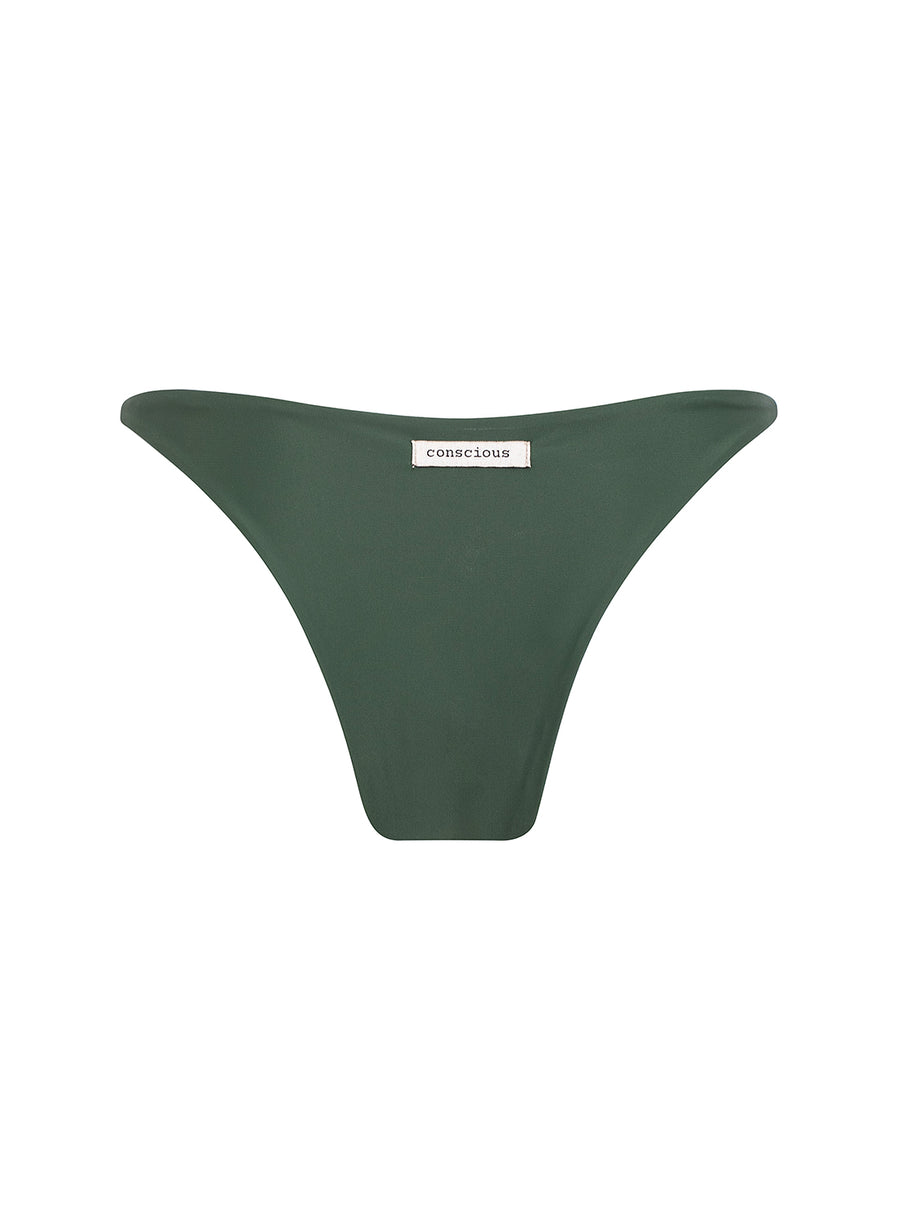 sustainable swimwear bottoms nala forest green limited ed.