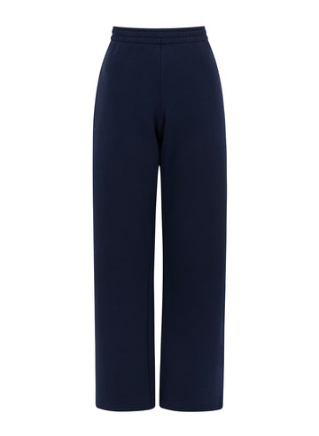 organic cotton trackpants in navy