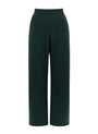 organic cotton trackpants in dark green