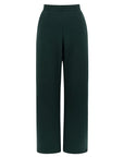 organic cotton trackpants in dark green
