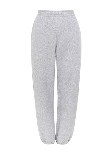 organic cotton trackpants in gray