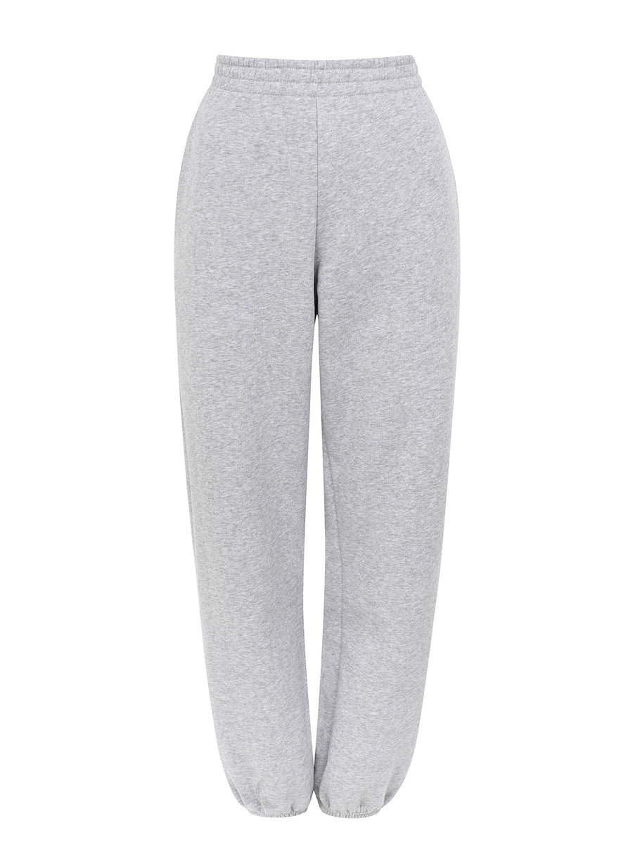 organic cotton trackpants in gray