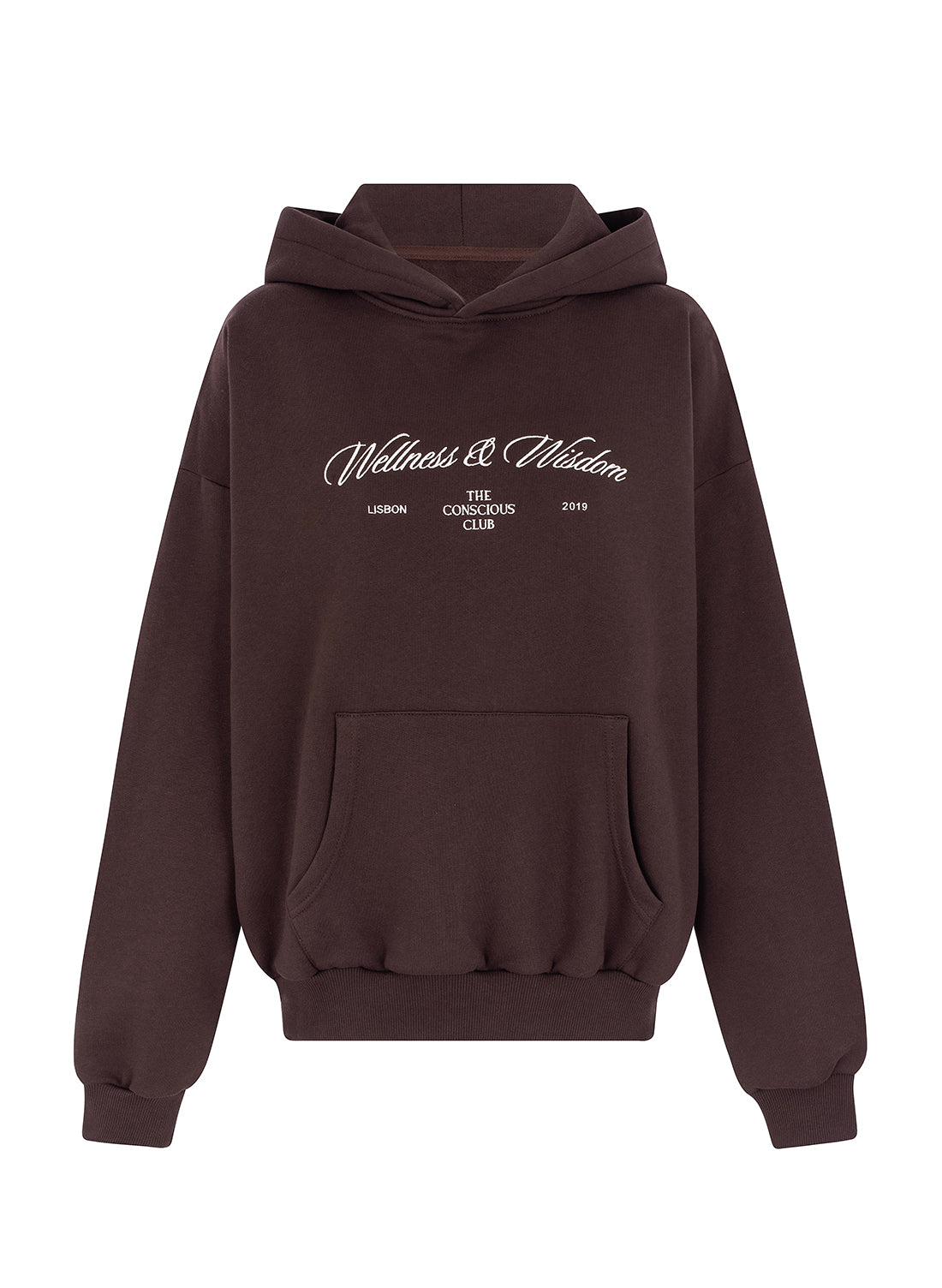 organic cotton sweatshirt in brown
