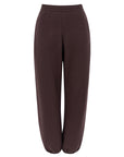 organic cotton trackpants in brown
