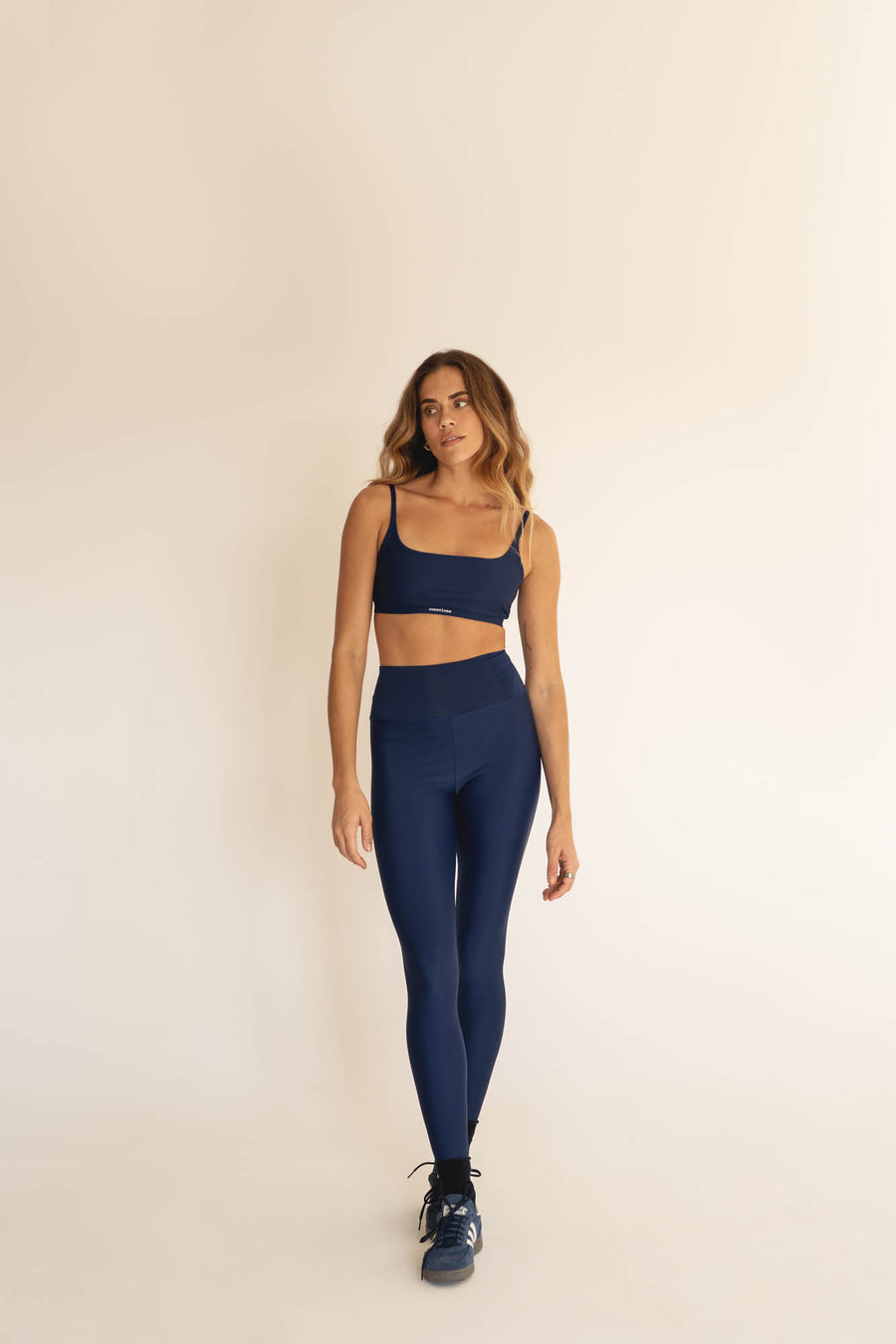 recycled ACTIVE top in navy
