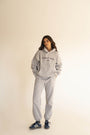 organic cotton trackpants in gray