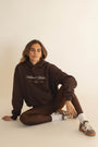 organic cotton sweatshirt in brown