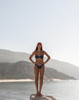 sustainable swimwear bottoms emma midnight dots