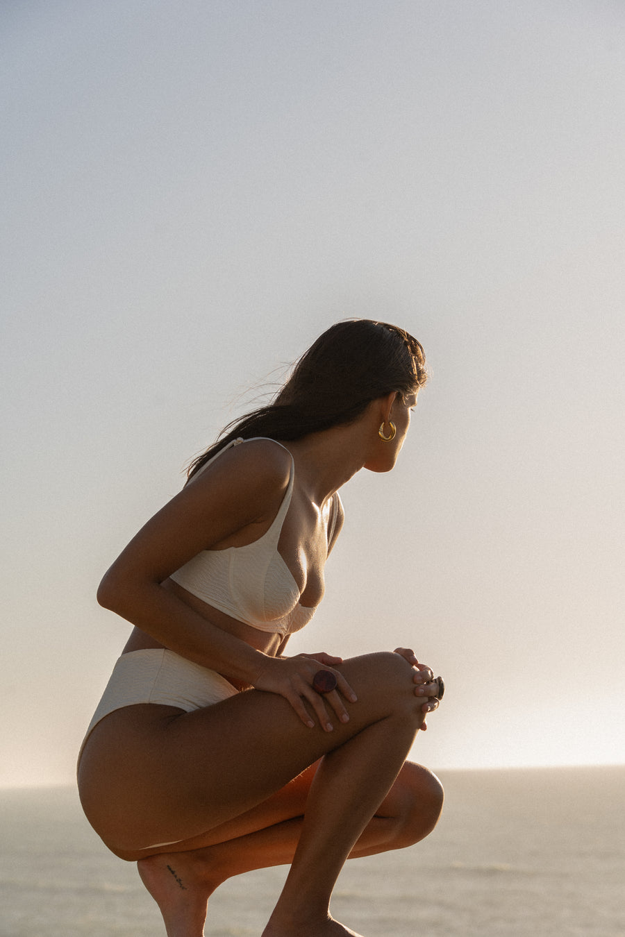 sustainable swimwear bottoms saint bare textured