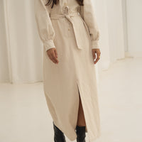 eli denim dress undyed