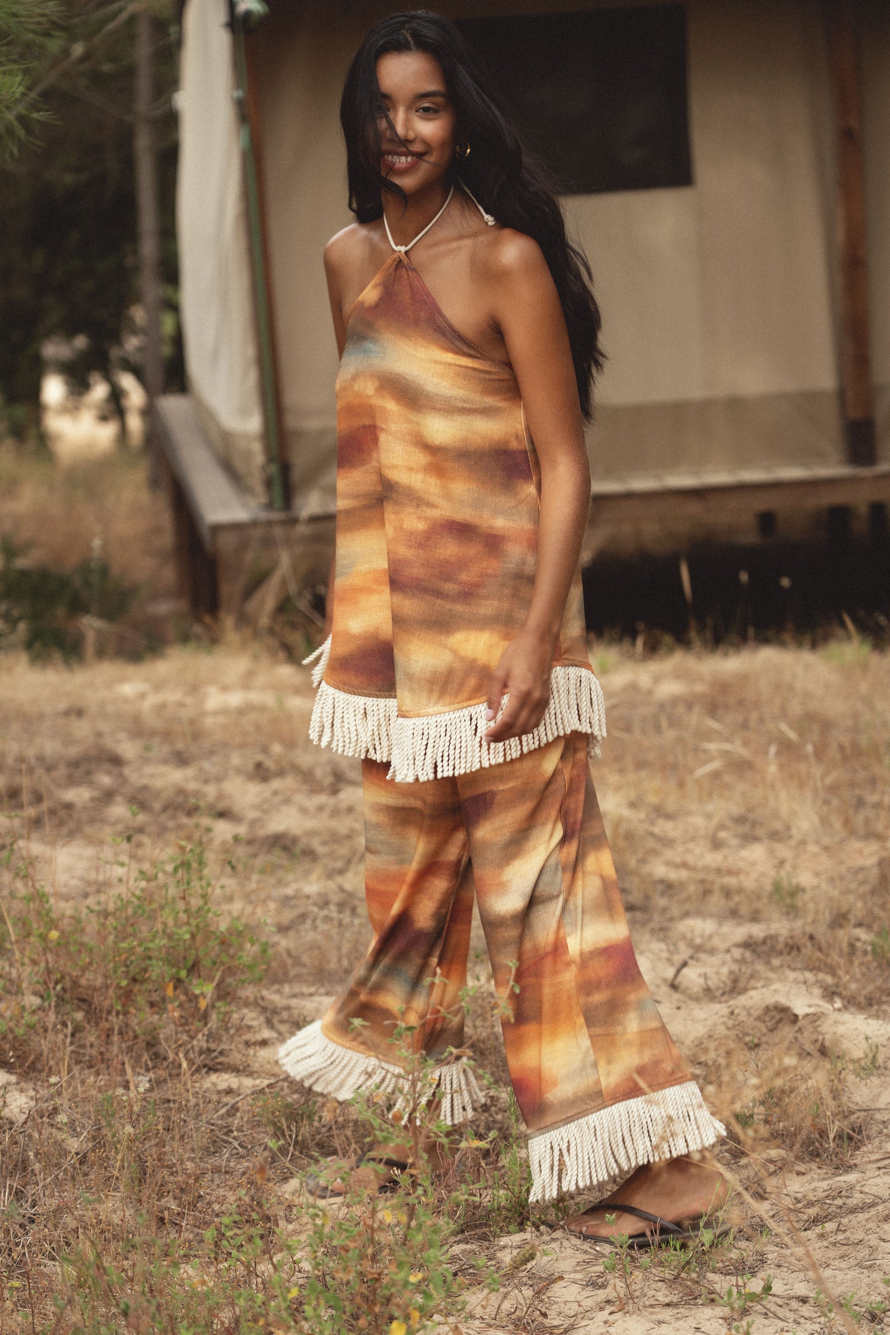 conscious x sienna fiona pants sunset