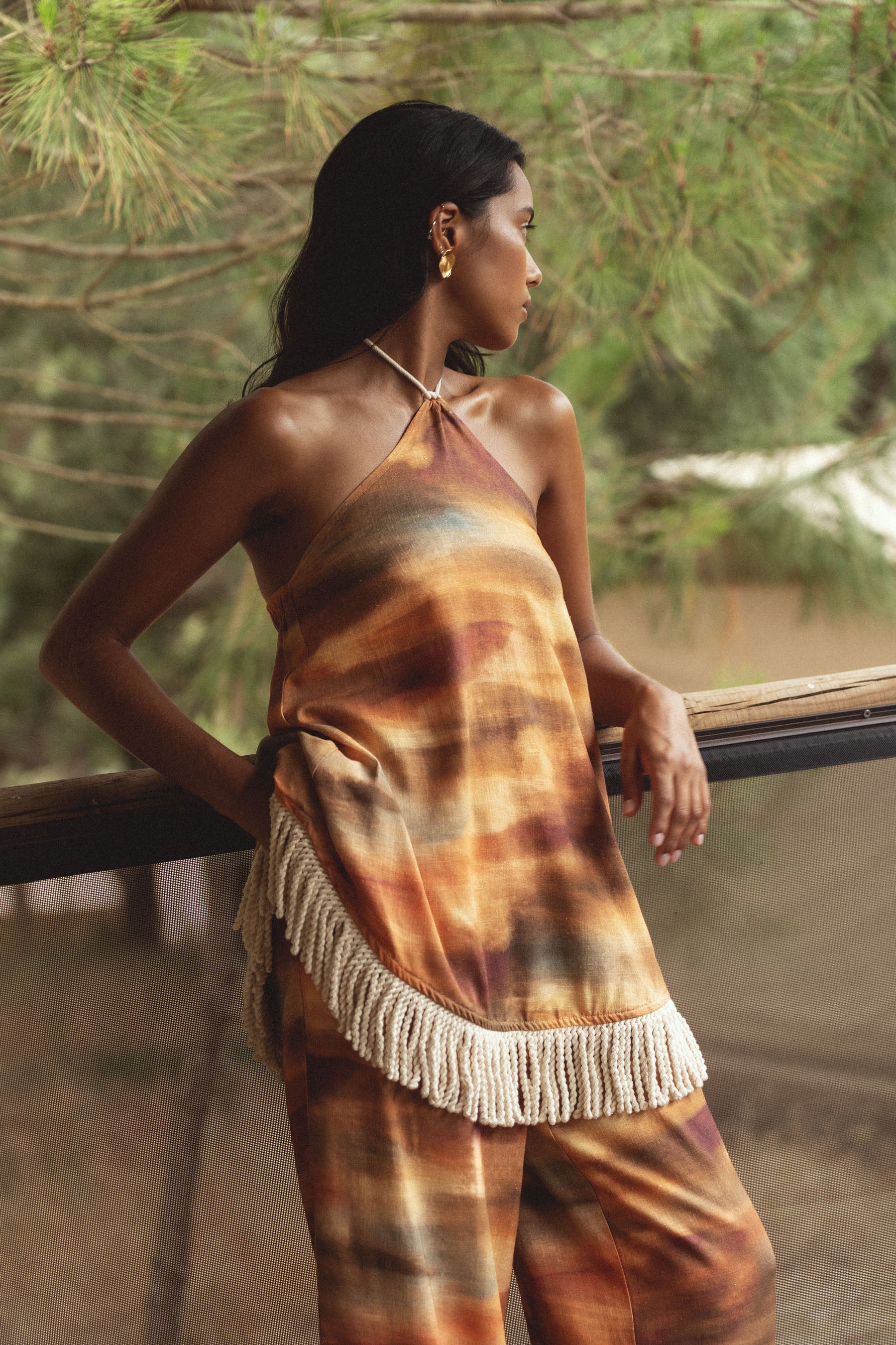 conscious x sienna loom top sunset