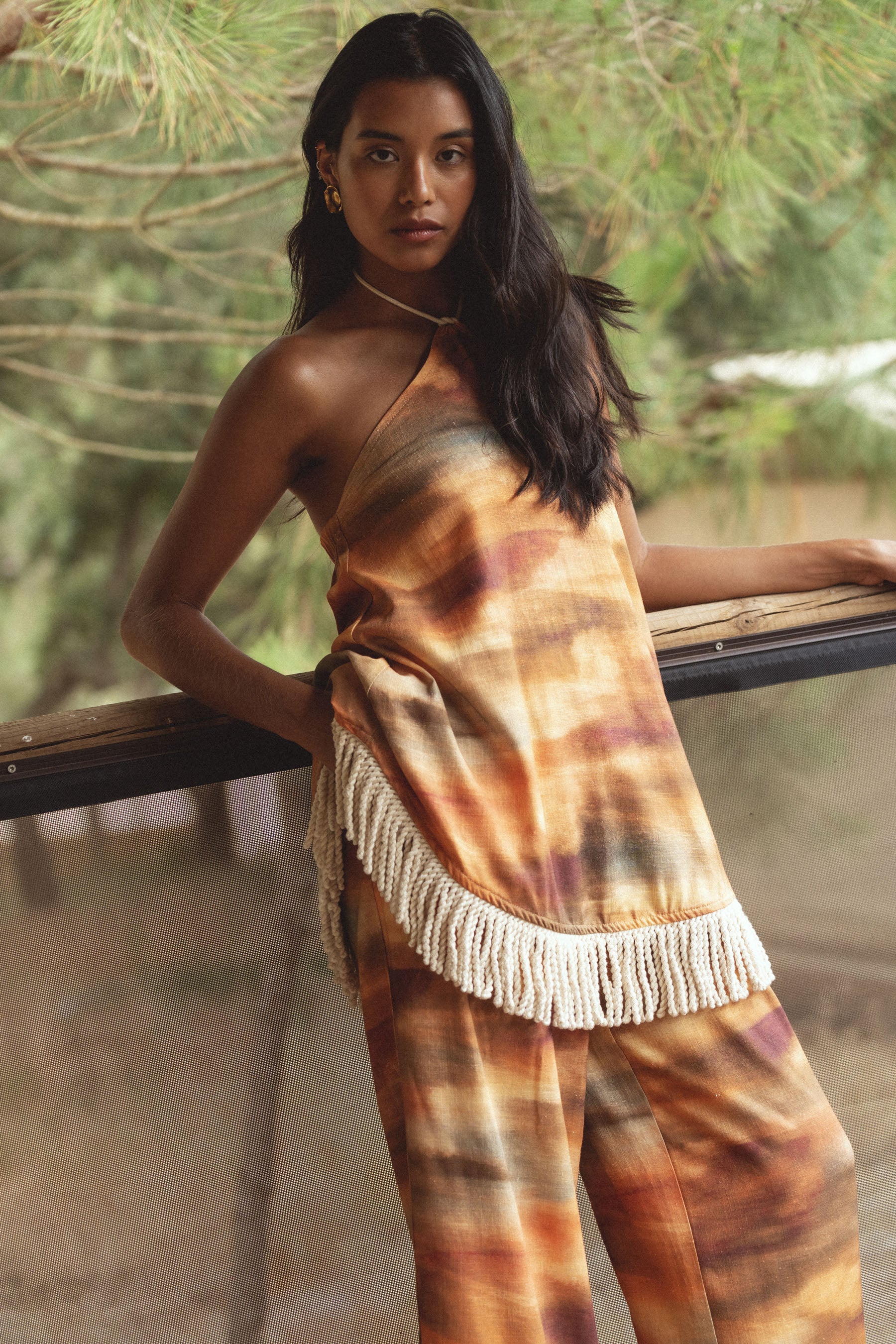 conscious x sienna loom top sunset