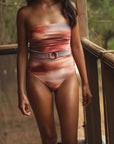conscious x sienna sustainable swimwear swimsuit sunset