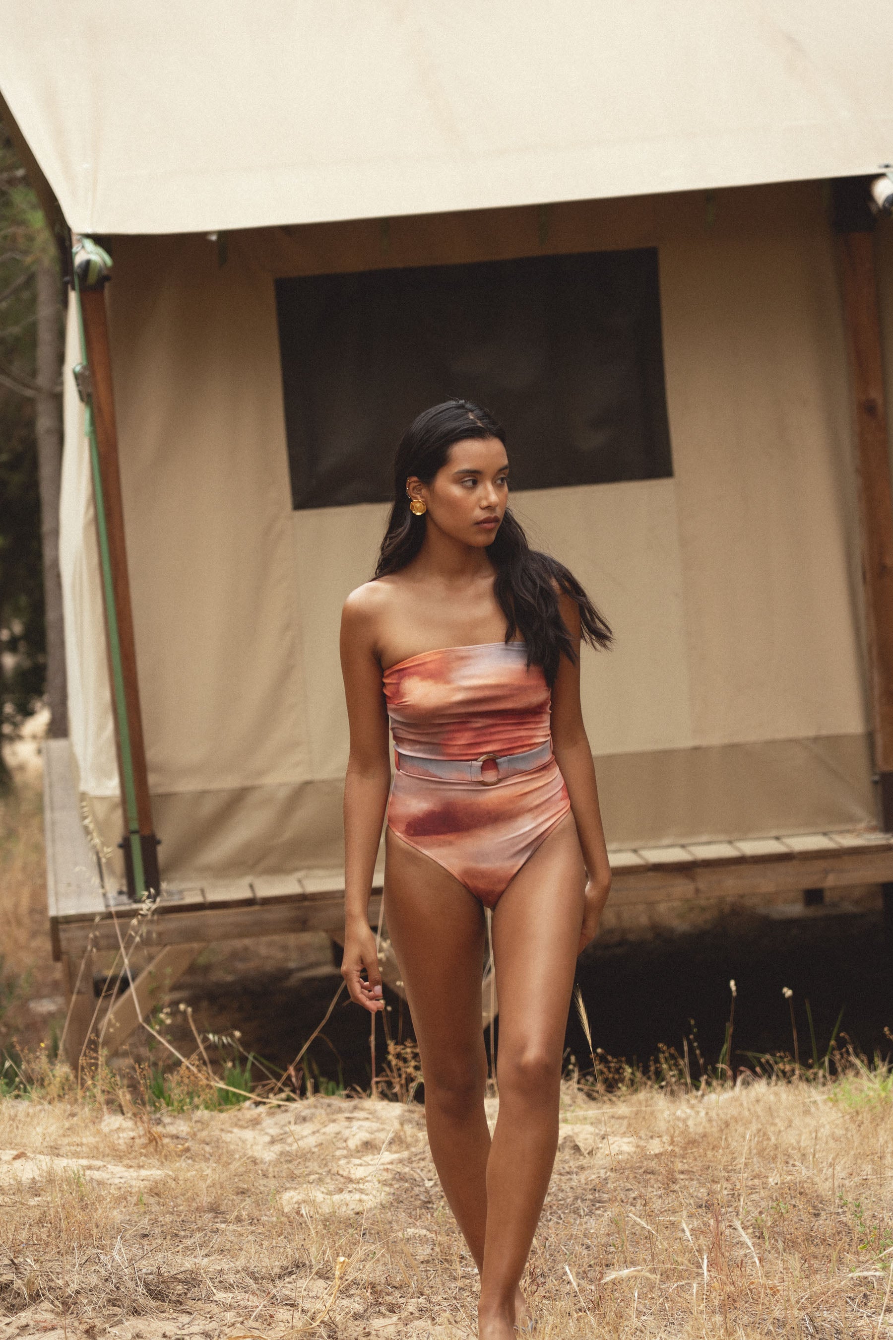 conscious x sienna sustainable swimwear swimsuit sunset